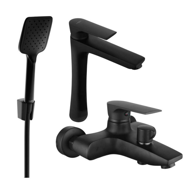 Mexen Axel R62 vannikomplekt, must - 73813R62-70
