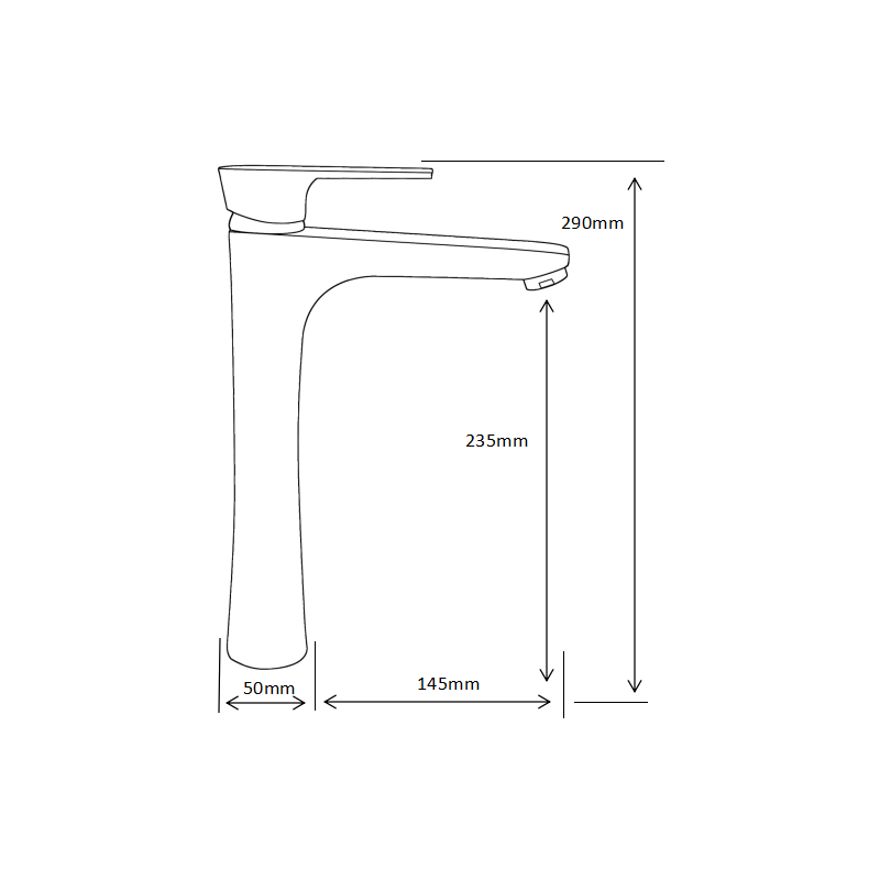 Mexen Axel R40 badset, chroom - 73813R40-00