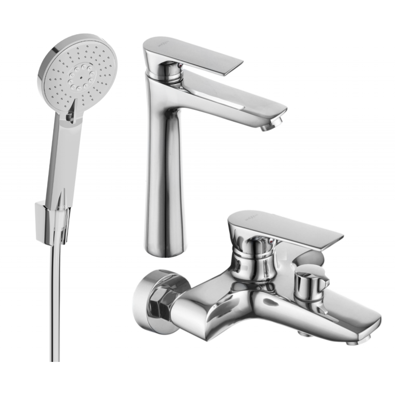 Mexen Axel R40 ensemble pour baignoire, chrome - 73813R40-00