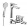 Mexen Axel R40 Bath Set, Chrome - 73813R40-00