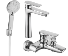 Mexen Axel R40 kylpyhuoneen sarja, kromi - 73813R40-00