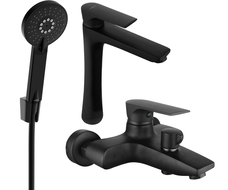 Mexen Axel R40 conjunto de baño, negro - 73813R40-70