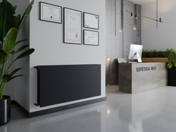 Mexen CHF20 Hygiene Flat radiaator 400 x 700 mm, külgmine ühendus, 503 W, antratsiit - W420HF-040-070-66