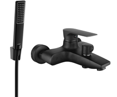 Mexen Axel R72 Badewannenarmatur mit Duschset, schwarz - 7383R72-70