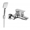 Mexen Axel R62 batería de baño con conjunto de ducha, cromo - 7383R62-00