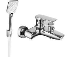 Mexen Axel R62 bateria de banheira com conjunto de chuveiro, cromo - 7383R62-00