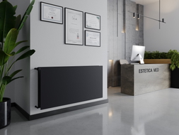 Mexen CHF20 Hygiene Flat pločasti radijator 500 x 1000 mm, bočno spajanje, 863 W, antracit - W420HF-050-100-66