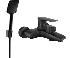 Mexen Axel R62 torneira de banheira com conjunto de chuveiro, preta - 7383R62-70