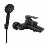 Mexen Axel R40 bath faucet with shower set, black - 7383R40-70