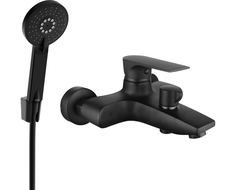 Mexen Axel R40 badkarblandare med duschset, svart - 7383R40-70