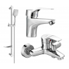 Mexen Caro DF62 bath set, chrome - 746603DF62-00