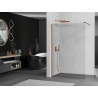 Mexen Kioto dušisein Walk-in 55 x 200 cm, läbipaistev 8 mm, roosa kuld - 800-055-101-60-00