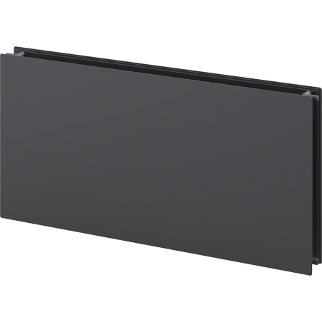Mexen CHF20 Hygiene Flat Heizkörper platt 900 x 1000 mm, seitliche Anschlüsse, 1398 W, Anthrazit - W420HF-090-100-66