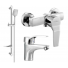 Mexen Caro DF62 dušikomplekt, kroom - 746604DF62-00