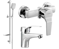 Mexen Caro DF62 komplet za tuš, krom - 746604DF62-00