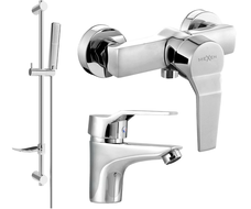 Mexen Caro DF72 duschset, krom - 746604DF72-00