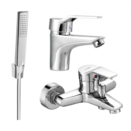 Mexen Caro Σετ μπανιέρας R72, χρώμιο - 746603R72-00