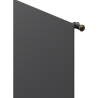 Mexen CVH10 Hygiene Platte Heizkörper 400 x 400 mm, untere Anschluss, 173 W, Anthrazit - W610H-040-040-66