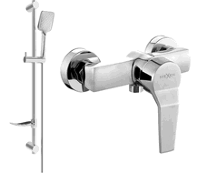 Mexen Caro DF62 bateria prysznicowa z zestawem prysznicowym, chrom - 74664DF62-00