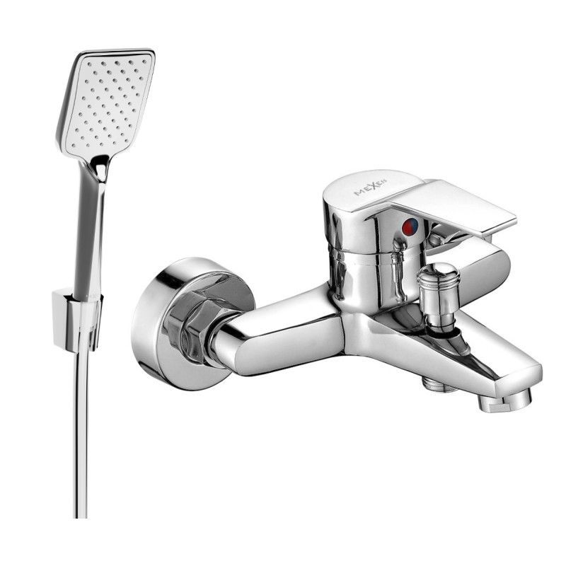 Mexen Caro R62 slavina za kadu s tuš setom, krom - 74663R62-00