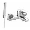 Mexen Caro R72 bathtub faucet with shower set, chrome - 74663R72-00