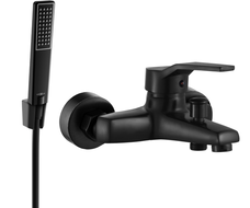 Mexen Caro R72 rubinetto da vasca con set doccia, nero - 74663R72-70