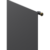 Mexen CVH10 Hygiene Plattenheizkörper 600 x 1200 mm, Unteranschluss, 749 W, Anthrazit - W610H-060-120-66
