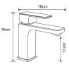 Mexen Cetus DQ45 ensemble de bain, doré - 744303DQ45-50