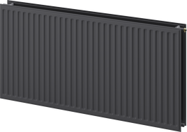 Mexen CVH20 Hygiene Plattenheizkörper 300 x 400 mm, Anschlusspunkt unten, 255 W, Anthrazit - W620H-030-040-66