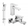 Mexen Cetus DQ45 Badewannenset, Chrom - 744303DQ45-00