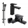 Mexen Cetus DQ45 vannikomplekt, must - 744303DQ45-70