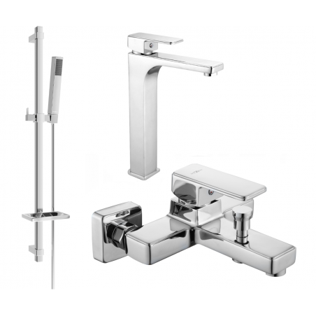 Mexen Cetus DQ77 badset, chroom - 744313DQ77-00