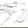 Mexen Cetus R77 Badewannenset, Chrom - 744303R77-00