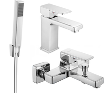 Mexen Cetus R77 conjunto de banho, cromado - 744303R77-00