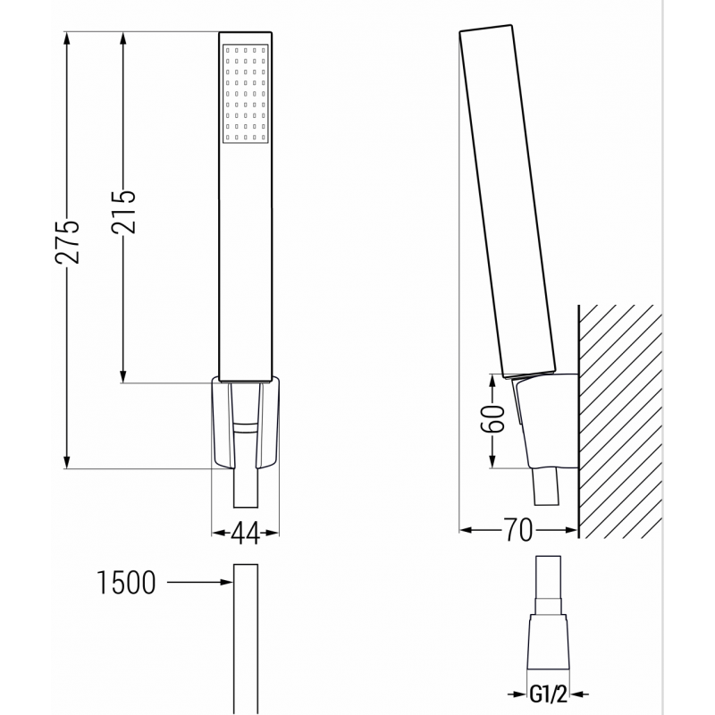 Mexen Cetus R77 kylpyammeen sarja, kromi - 744303R77-00