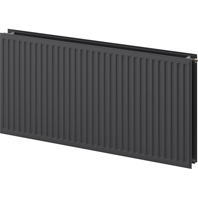 Mexen CVH20 Hügieeniline paneelradiaator 500 x 3000 mm, alumine ühendus, 2842 W, antratsiit - W620H-050-300-66
