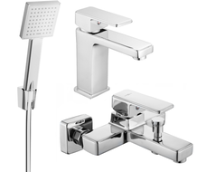 Mexen Cetus R45 bath set, chrome - 744303R45-00