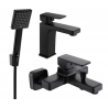 Mexen Cetus R45 conjunto de bañera, negro - 744303R45-70