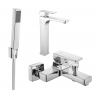 Mexen Cetus R77 Badewannen-Set, Chrom - 744313R77-00