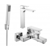 Mexen Cetus R77 vannikomplekt, kroomitud - 744313R77-00
