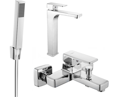 Mexen Cetus R77 conjunto de baño, cromo - 744313R77-00