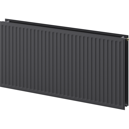 Mexen CVH20 Hygiene Plattenheizkörper 600 x 2200 mm, Anschluss unten, 2418 W, Anthrazit - W620H-060-220-66