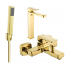 Mexen Cetus R77 Bathtub Set, Gold - 744313R77-50