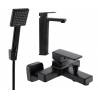 Mexen Cetus R45 ensemble de baignoire, noir - 744313R45-70