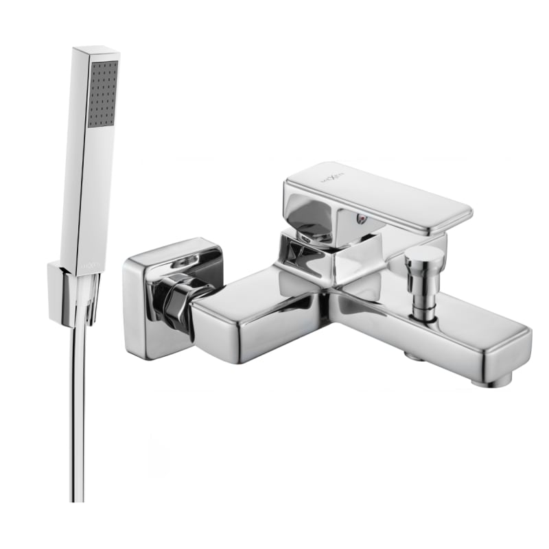 Mexen Cetus R77 bateria wannowa z zestawem prysznicowym, chrom - 74433R77-00