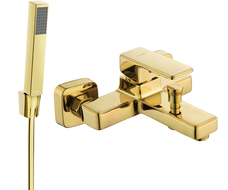 Mexen Cetus R77 Badewannenarmatur mit Duschkopfset, Gold - 74433R77-50