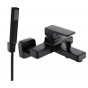 Mexen Cetus R77 rubinetteria da bagno con set doccia, nero - 74433R77-70