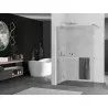 Mexen Kioto+ paroi de douche avec étagère Walk-in 75 x 200 cm, transparent, chrome - 800-075-121-01-00