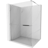 Mexen Kioto+ paroi de douche avec étagère Walk-in 95 x 200 cm, transparent, chrome - 800-095-121-01-00