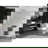 Mexen Kioto+ Duschwand mit Ablage Walk-in 85 x 200 cm, transparent, Chrom - 800-085-121-01-00
